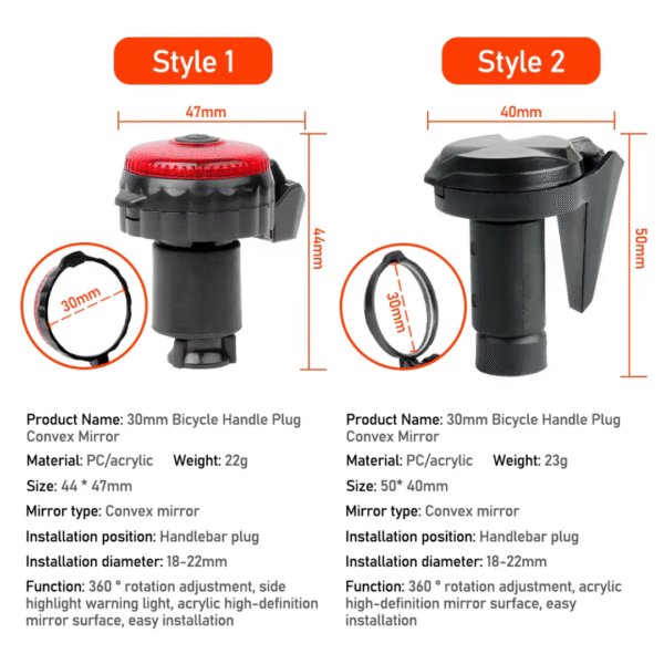 Espejo Retrovisor con intermitente - BRACYC