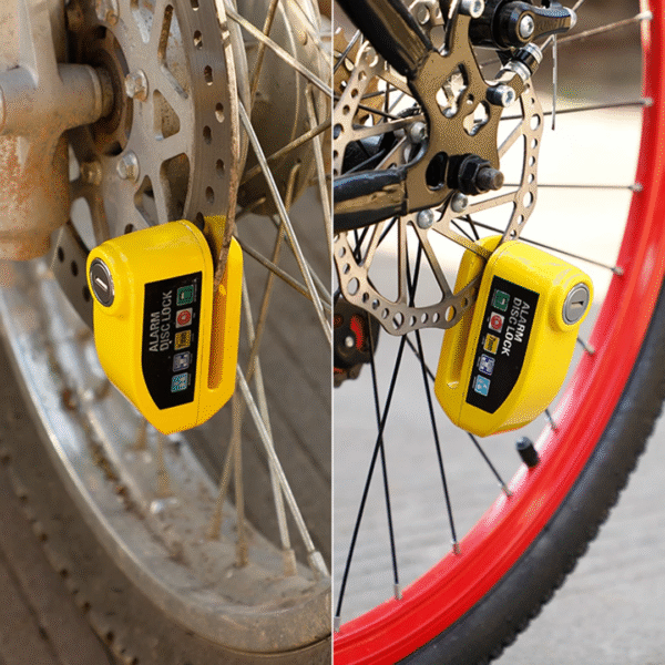 Candado con Alarma de Disco para Bicicleta y Motocicleta