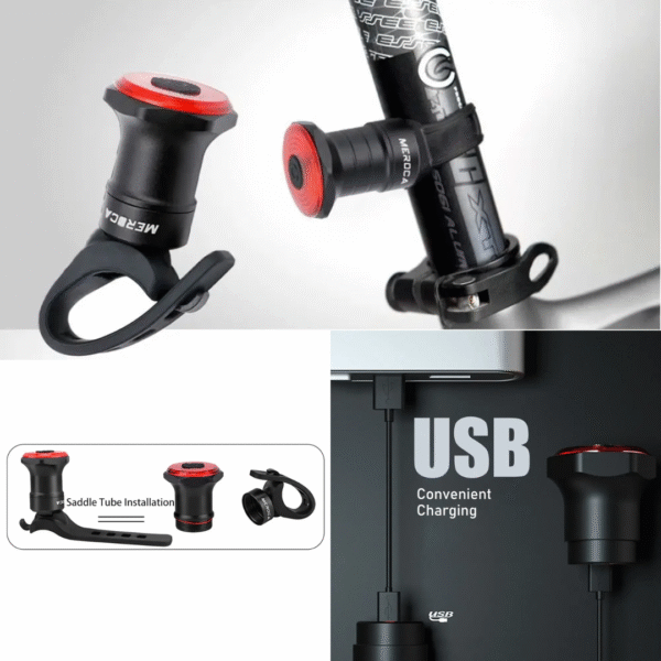 Freno Inteligente USB 100 Lúmens Retroflash - Meroca