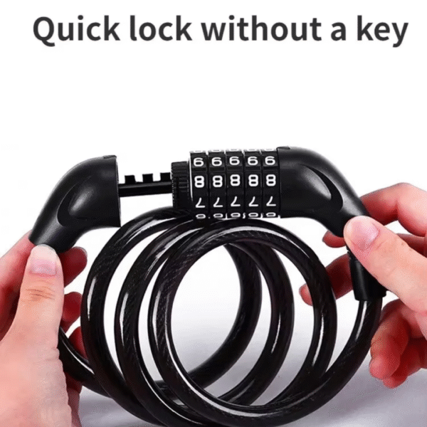 Manguera de Acero con Candado y Contraseña - Foston