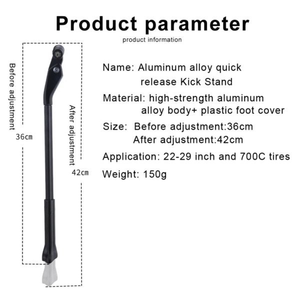 Soporte de Bicicleta (Caballete de Pie) Bube - Bolany