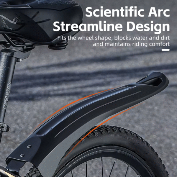 Guardabarros Delantero y Trasero MTB (Negro) - WEST BIKING