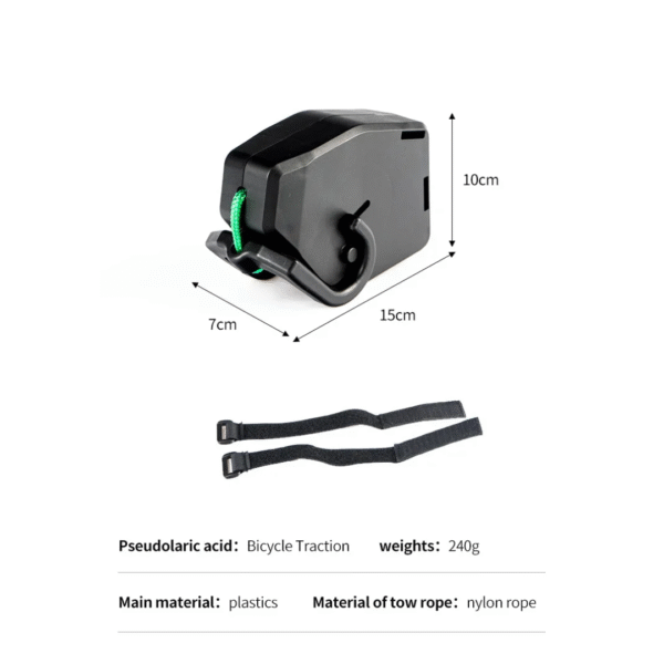 Cabrestante de Bicicleta (Negro)