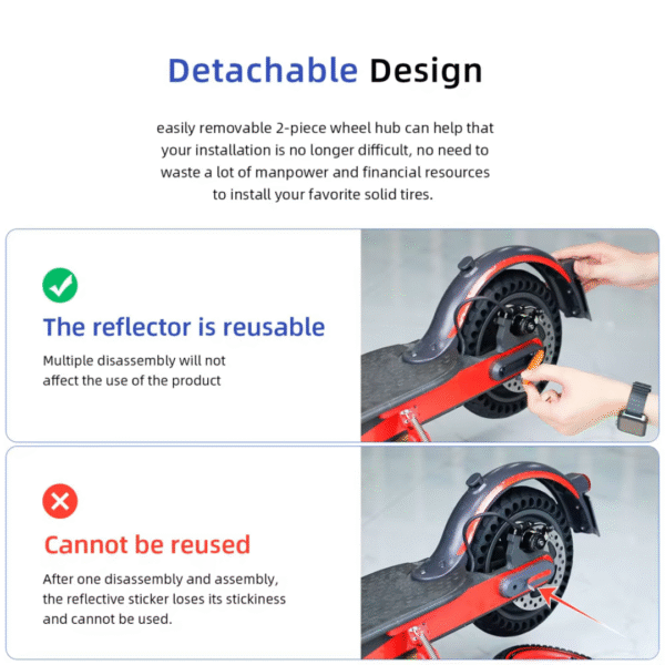 Señal de Patinete de 4 Piezas