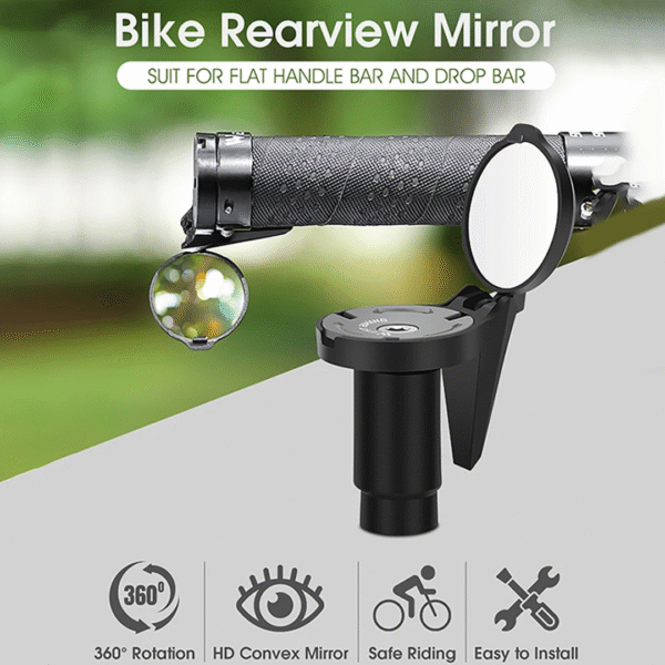 Retrovisor individual (Negro) - West Biking