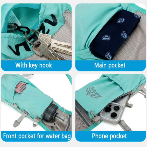 Chaleco Unisex para Correr (Color Negro) - AZELA