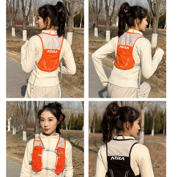 Chaleco Unisex para Correr (Color Negro) - AZELA