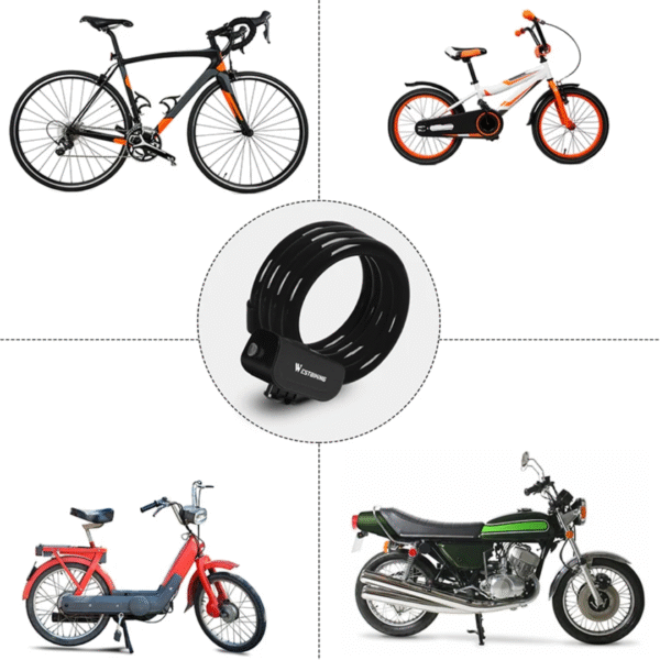 Candado de Acero con Llave - West Biking