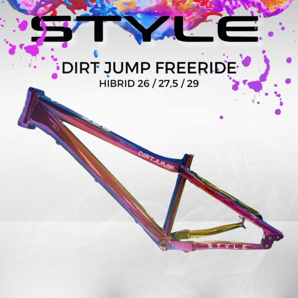 CUADRO DE ESTILO HÍBRIDO DIRT JUMP FREERIDE VARIOS COLORES