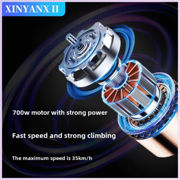 PATÍN ELÉCTRICO XINYAN 150W DE POTENCIA 22km/h CON CONTROL INALÁMBRICO