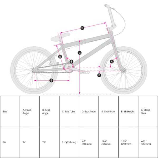 BMX HARO RACING 20 RACE ELITE / PRO XL RACE CROSS