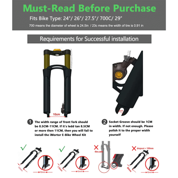 MOTOR DE RUEDA ELÉCTRICO LLANTA 29
