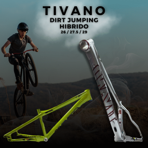 CUADRO TIVANO DIRT JUMPING FREERIDE 26 / 27.5 / 29 HÍBRIDO 3 EN 1