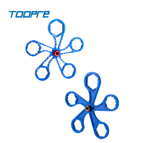 Llave TOOPRE para Tapón de Suspensión que Contiene 5 Tamaños