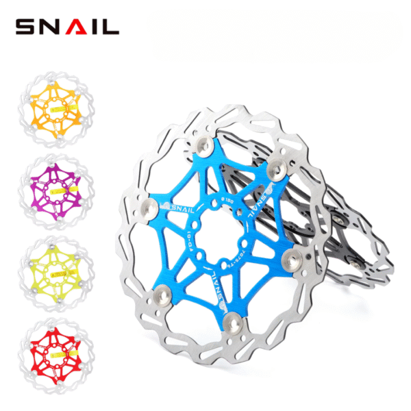 DISCO DE FRENO SNAIL 160MM – VARIOS COLORES