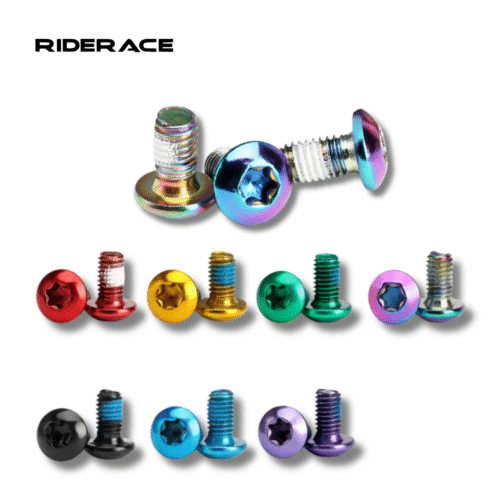 1-4 (1) Kit de Tornillos RIDERACE con 12 Unidades para Frenos de Discos – Varios Colores