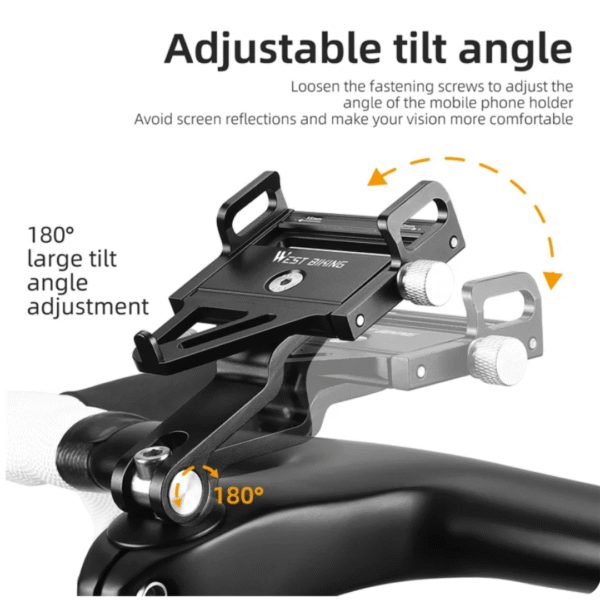 Caja de Dirección de Soporte Fijo para Teléfono Celular WEST BIKING