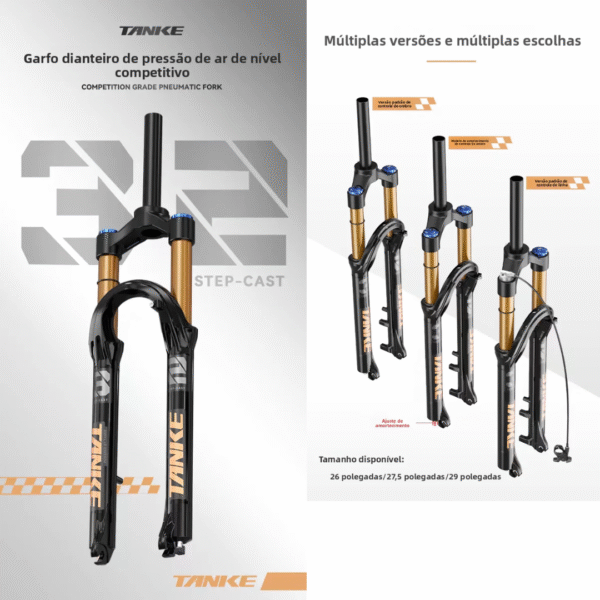 Horquilla de Suspensión Recta TANKE 32 R26 Bloqueo de Manillar