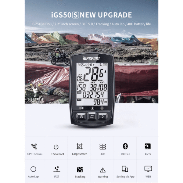 GPS IGPSPORT SMART IPX7 IGS50S