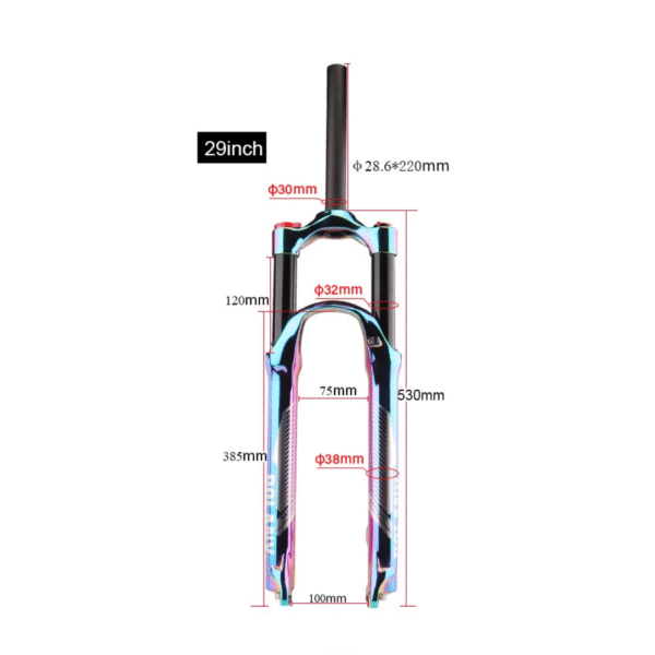 Bloqueo de Manillar de Horquilla de Suspensión BOLANY MAGIC R29 - Aire e Hidráulico Recto Camaleón
