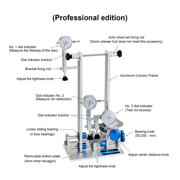 Centralizador y Alineador de Ruedas TOOPRE con Manómetro
