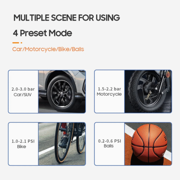 Bomba de Aire Eléctrica FOSTON 50 PSI – Grande