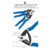 Alicates Cortadores de Cables con Lllave TOOPRE