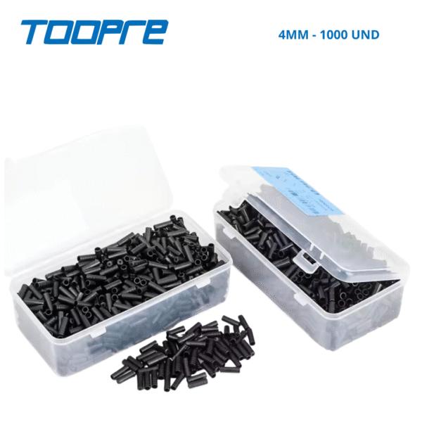 Caja de Terminales de Conductos de Nylon TOOPRE 1000 Unidades – 4mm Y 5mm
