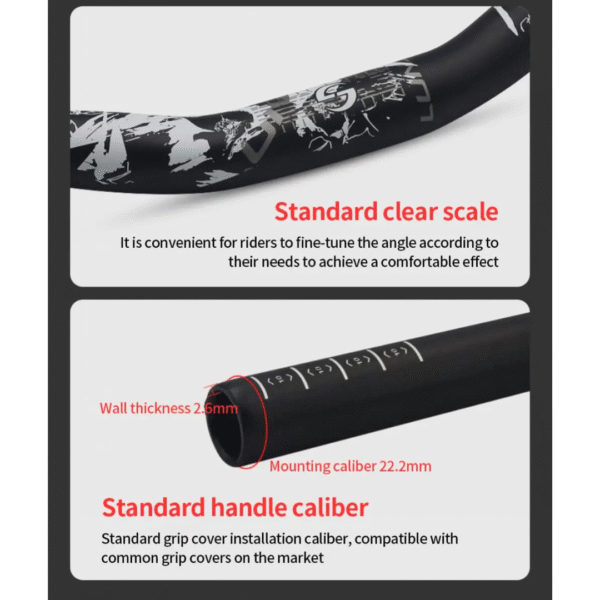 Manillar Volador LUNJE Aluminio 6061 780mm Camaleón