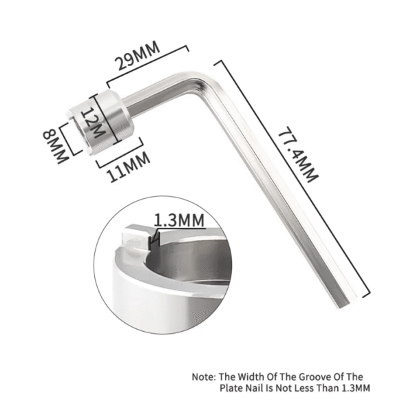 Extractor de Tornillos de Manivela de Llave MUQZI