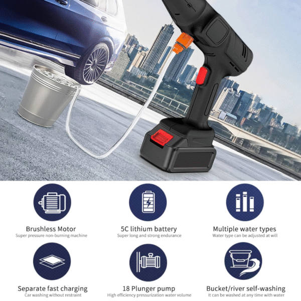 3-66 Lavadora de Autos Portátil DJ 128VF