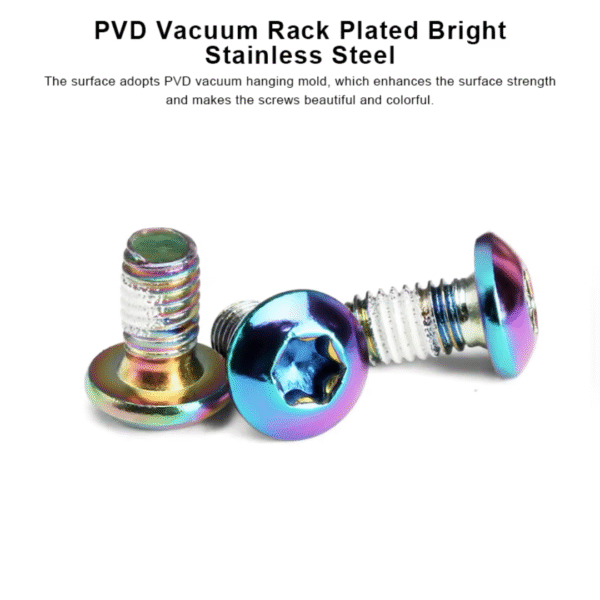 Kit de Tornillos RIDERACE con 12 Unidades para Frenos de Discos – Varios Colores