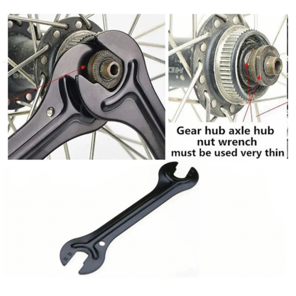 Llave Cono 13/14/15/16 Aluminio Negro