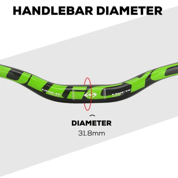 Manillar ULLICYC AEROFLY Carbón 740mm Varios Colores