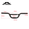 Manillar BMX Hierro 520mm 25.4mm Negro