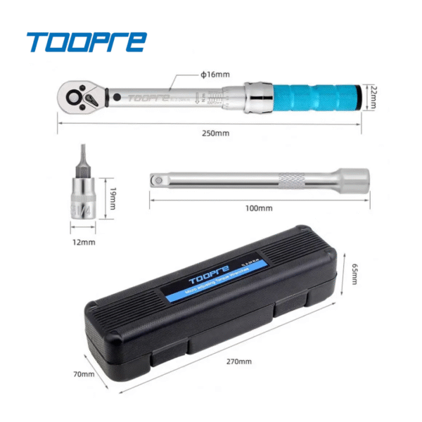 Estuche de Llave Dinamométrica TOOPRE 2/24N.N