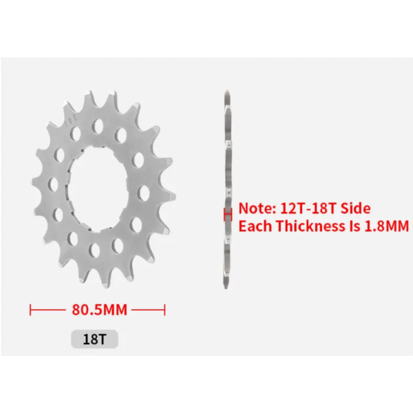 Trinquete de un solo diente MUZQI – Varios tamaños