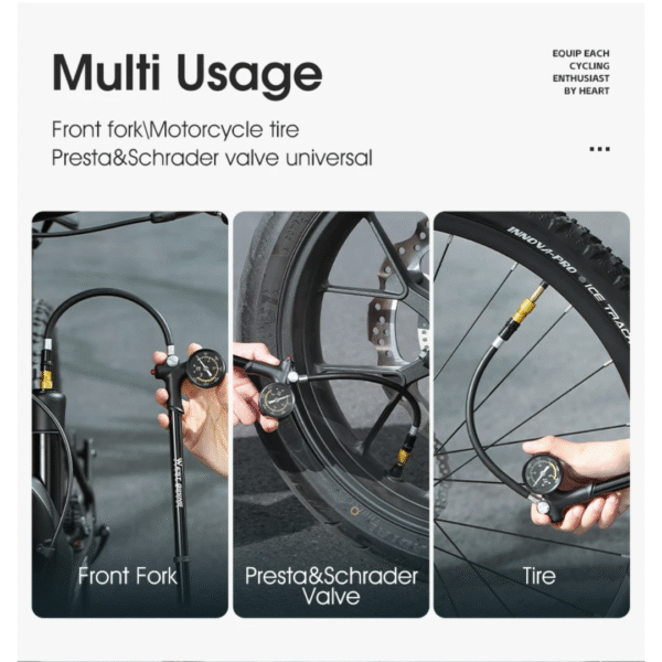 Bomba de Aire de Suspensión WEST BIKING 300 PSI