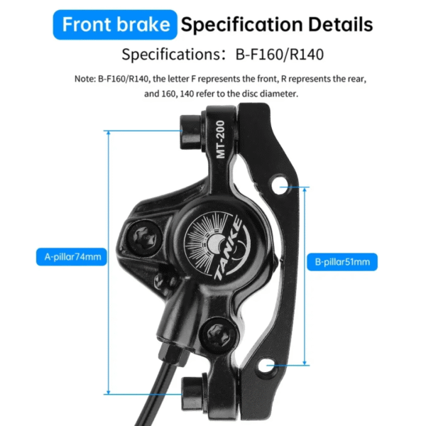 KIT DE FRENO DEPÓSITO CAMALEAO (MT200)