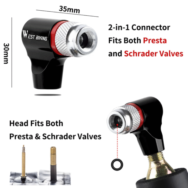 CO2 Gun WEST BIKING AV / FV Mini