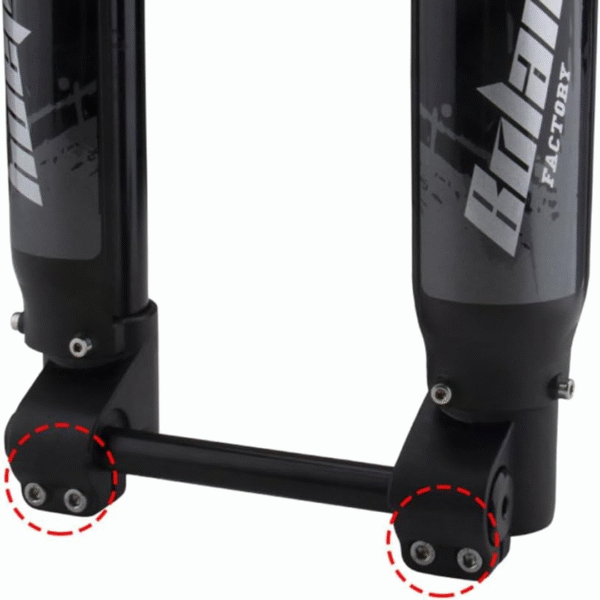 BOLANY 680 R29 Horquilla de Suspensión Invertida Bloqueo de Manillar de Aire Hidráulico Cónico