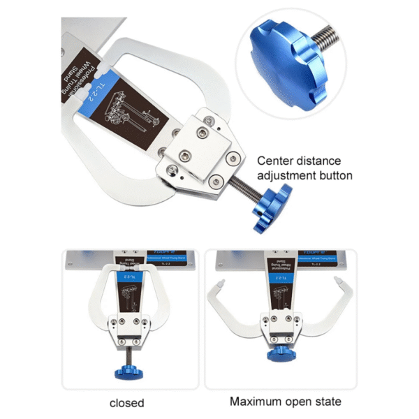 Centralizador y Alineador de Ruedas TOOPRE con Manómetro