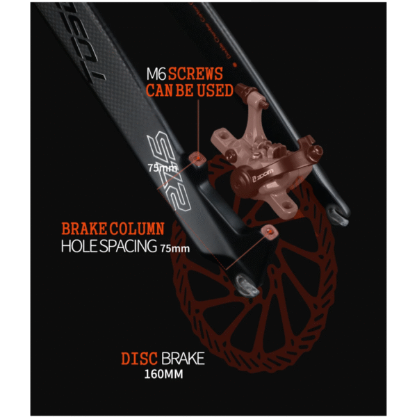 Horquilla Rígida de Carbono TOSEEK R29