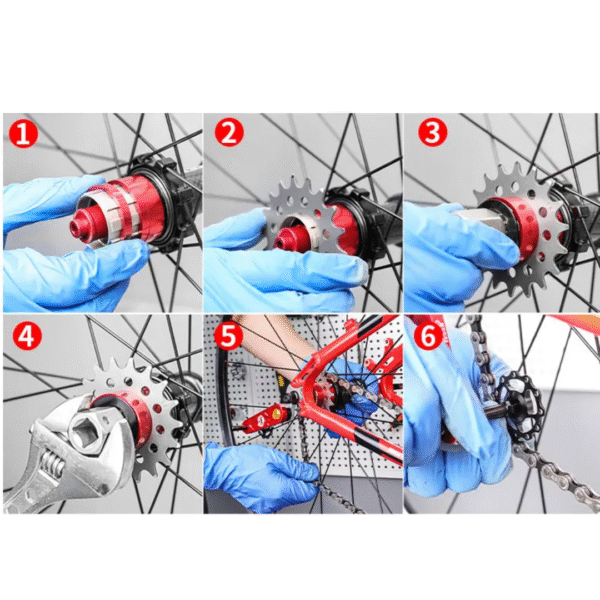 Trinquete de un solo diente MUZQI – Varios tamaños