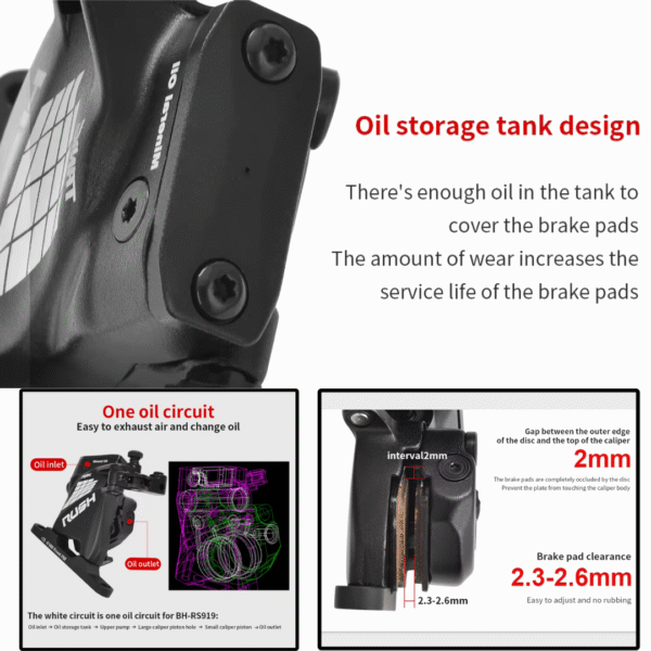 Juego de Pinzas de Freno Hidráulicas de Carretera (Velocidad)