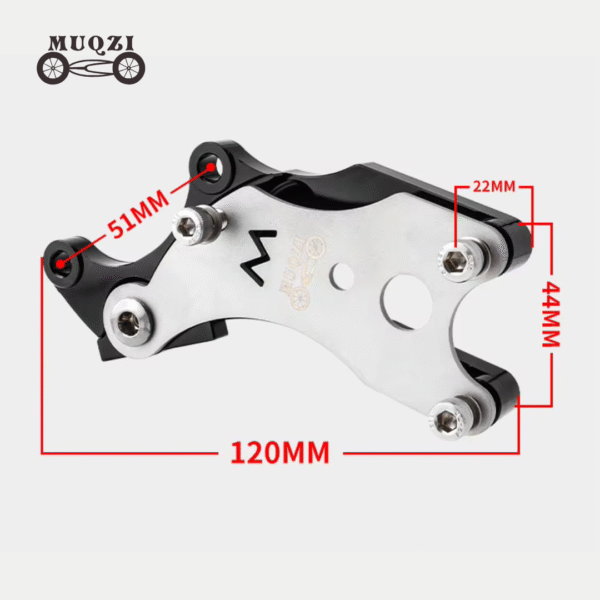 Adaptador de Freno de Disco MUQZI – Negro