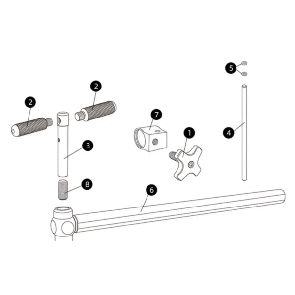 Llave de Alineación de Ganchos y Centralización TOOPRE