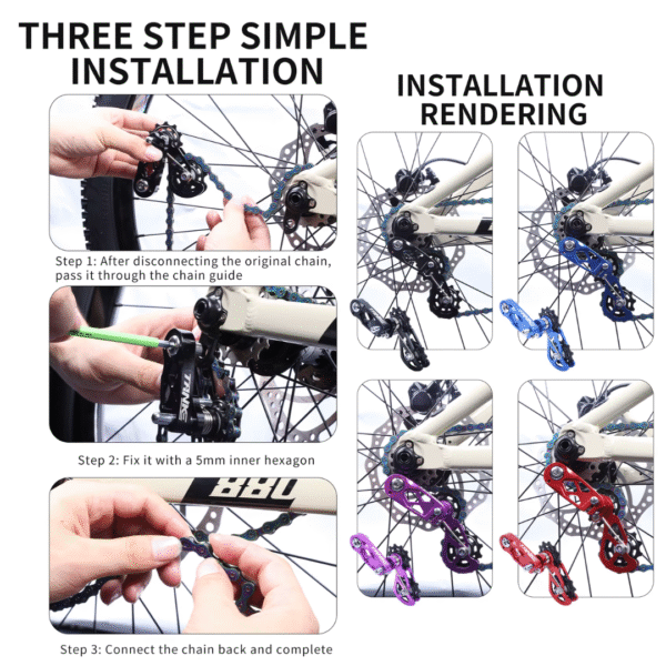 Tensor de Cadena de Tanque CNC Varios Colores