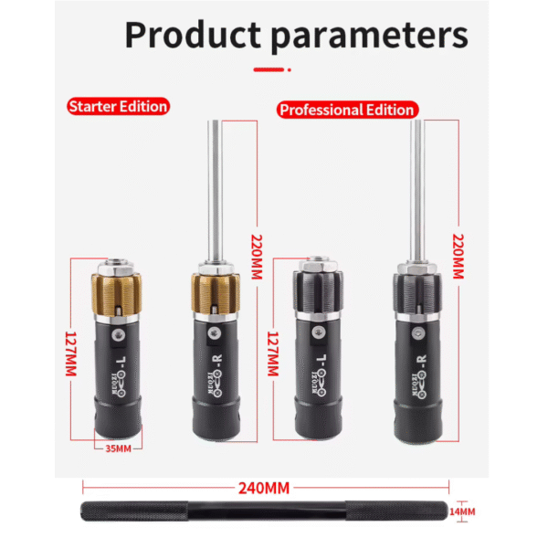 Llave MUQZI para Rosca de Eje Central