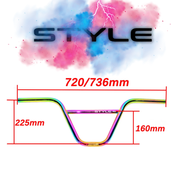 Manillar Estilo BMX Camaleón 31.8 720mm